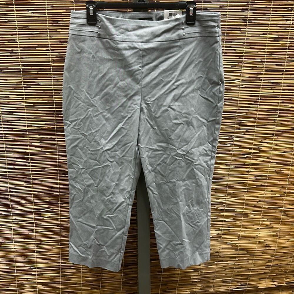 Jm Collection Embellished Pull-on Capri Pants, Created for Macy's Size L‎